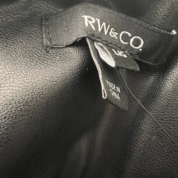 Women's Leather Leggings - Picture 4 of 4